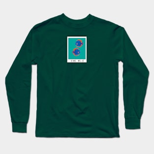 The Sea Tarot Card Long Sleeve T-Shirt